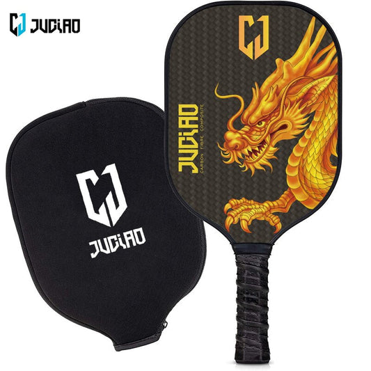 Juciao 16MM Golden Dragon Pickleball Paddle-PaddleBall Sports Co