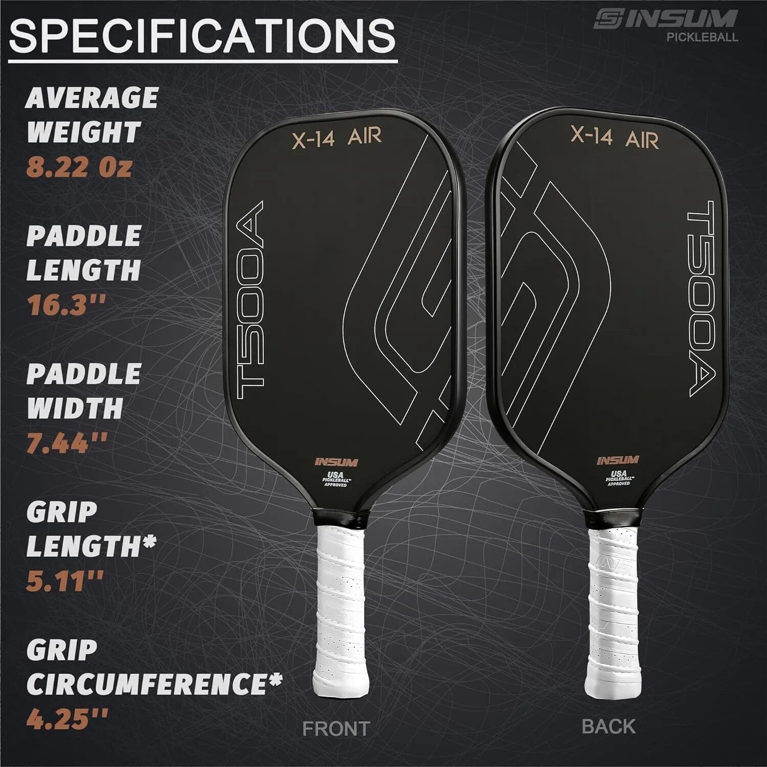 Insum T500A x-14 Air-PaddleBall Sports Co