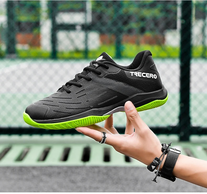 Trecero Genuine leather court sneakers-PaddleBall Sports Co