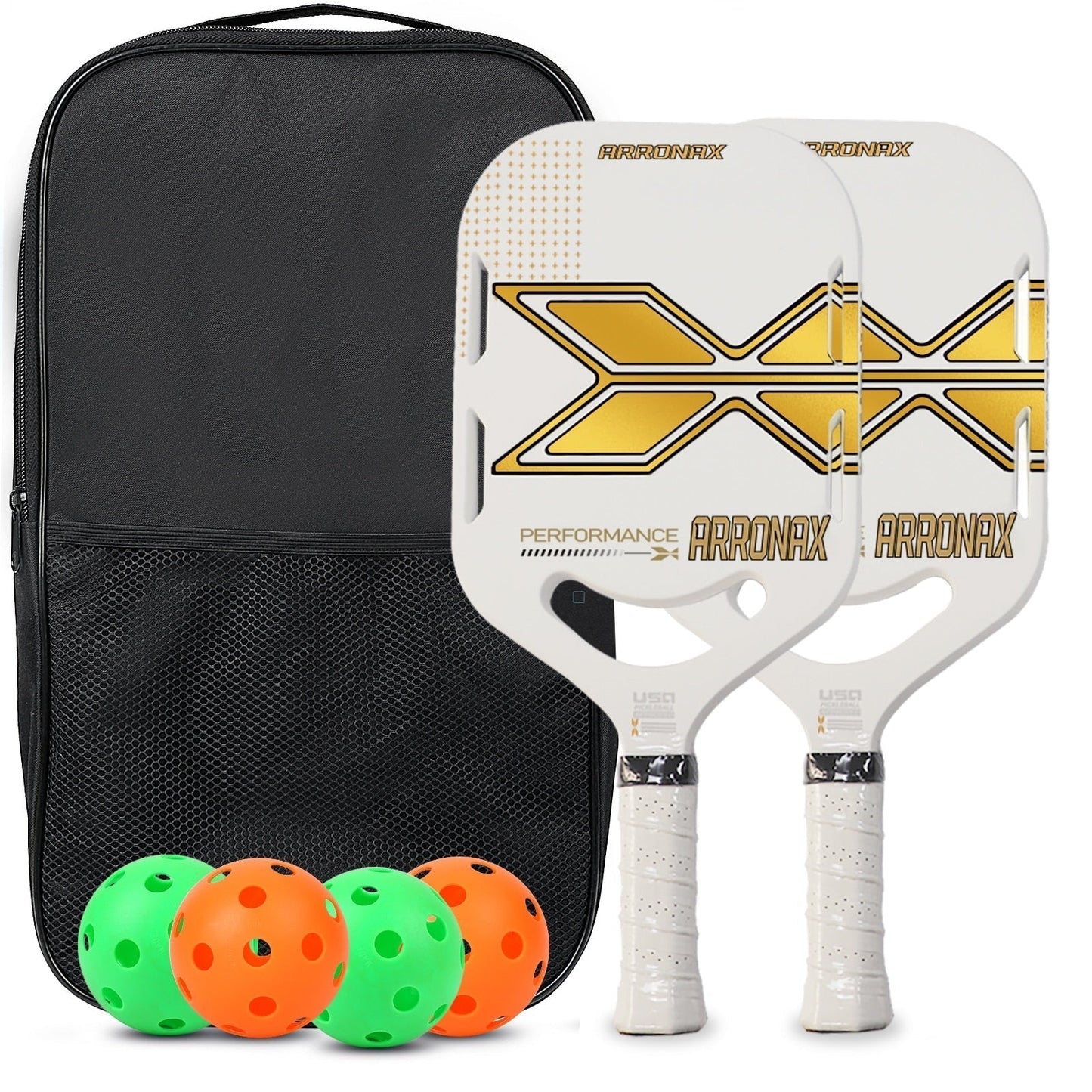 Arronax Performance Gold Paddle-PaddleBall Sports Co