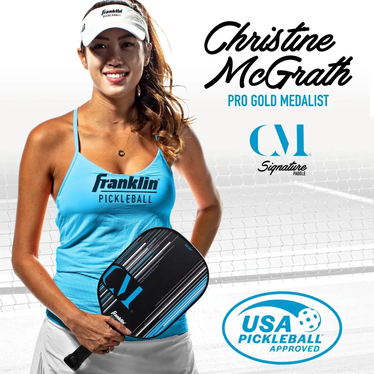 Franklin Christine McGrath Pickleball Paddle-PaddleBall Sports Co