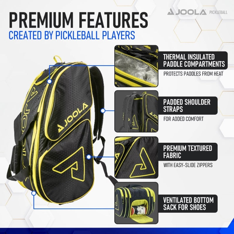 JOOLA Tour Elite Racquet sports Bag-PaddleBall Sports Co