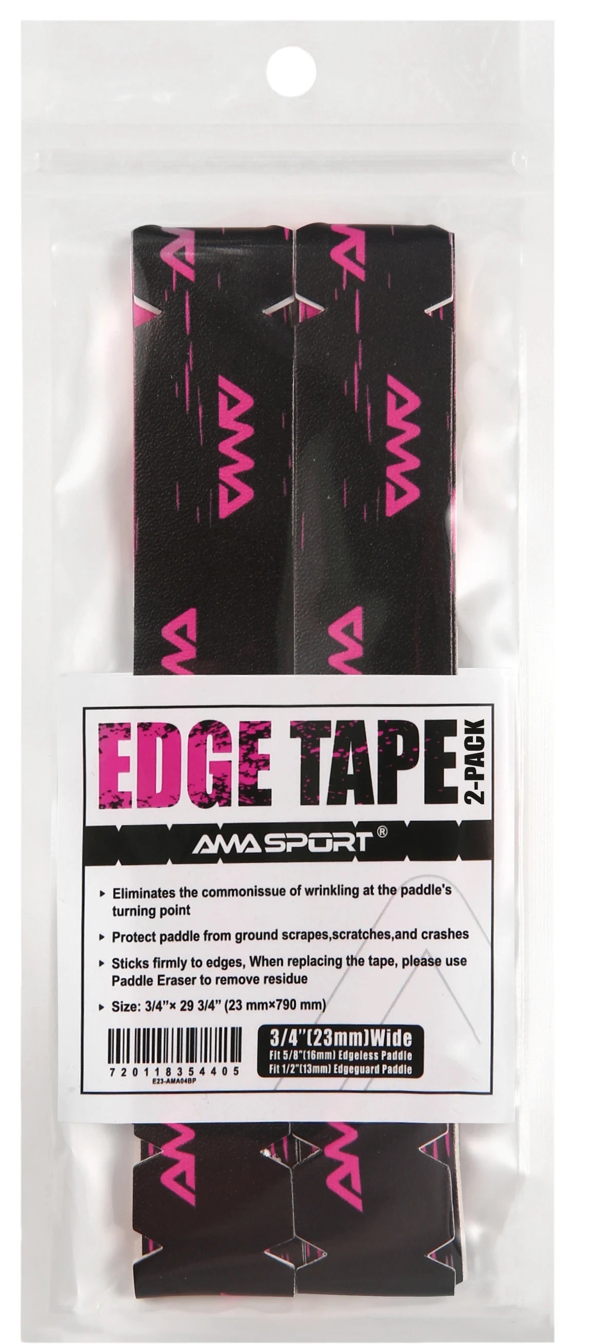 AMA Sport Pickleball Paddle Edge Tape with designs-PaddleBall Sports Co