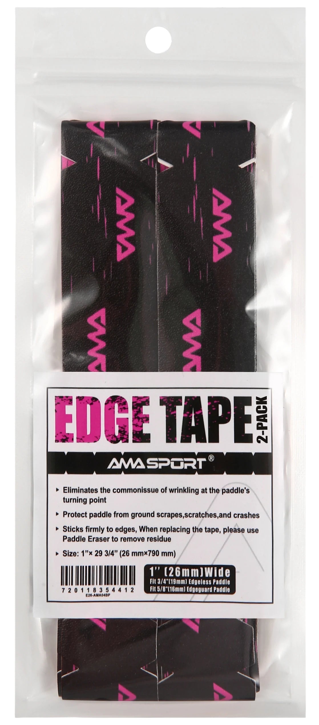 AMA Sport Pickleball Paddle Edge Tape with designs-PaddleBall Sports Co