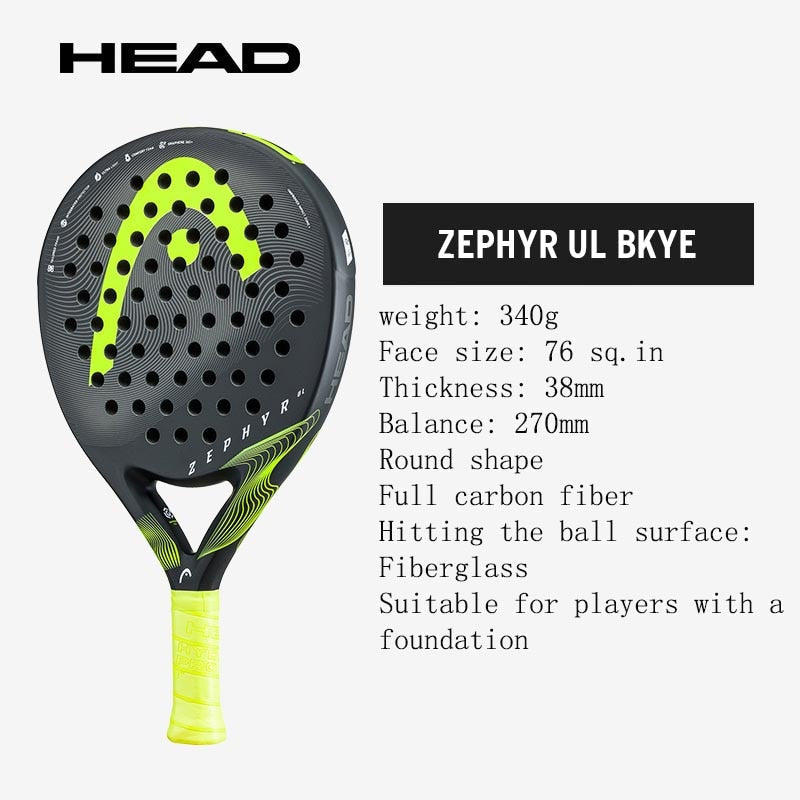 Head Zephyr Series Padel-PaddleBall Sports Co