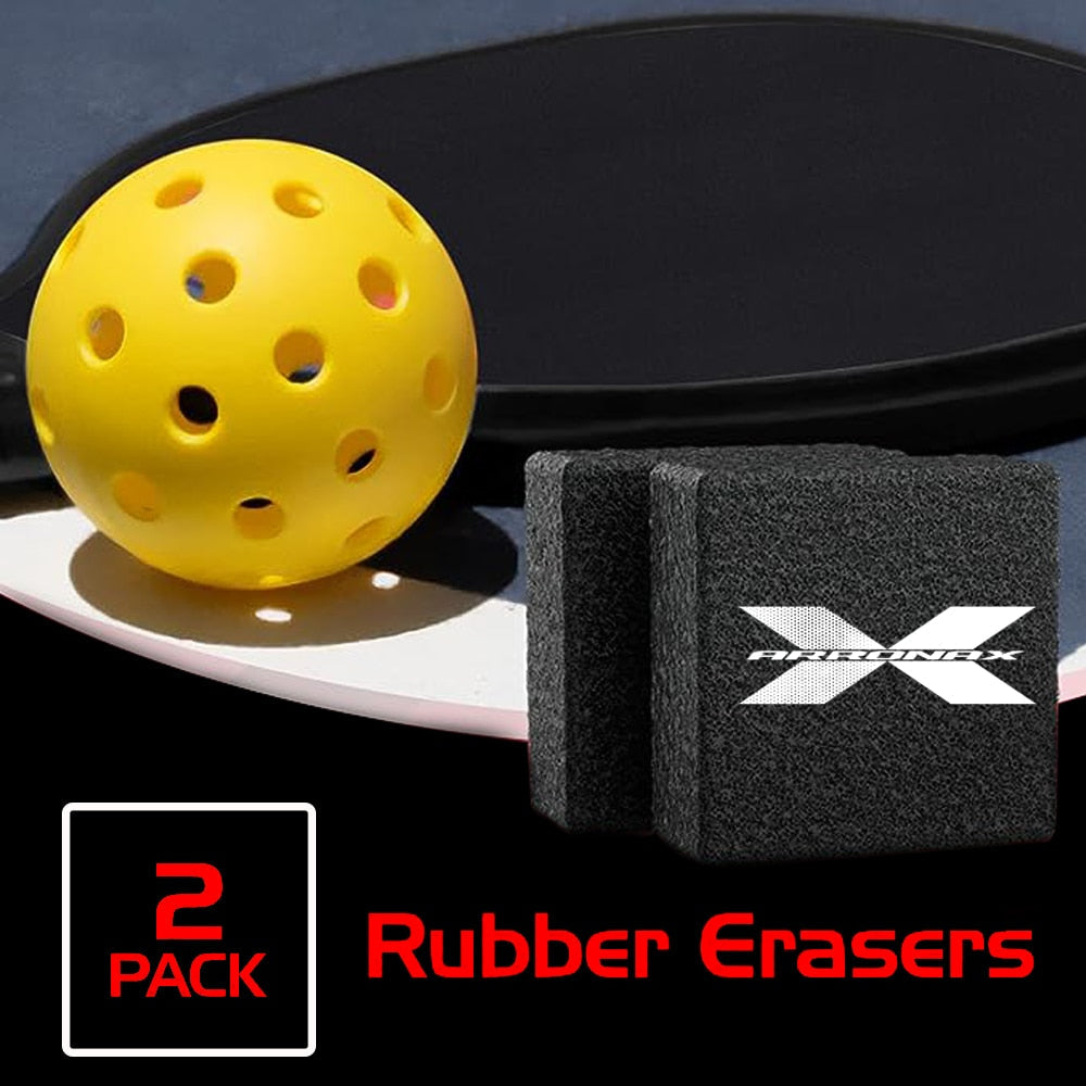 Carbon Pickleball Eraser 2 pack-PaddleBall Sports Co