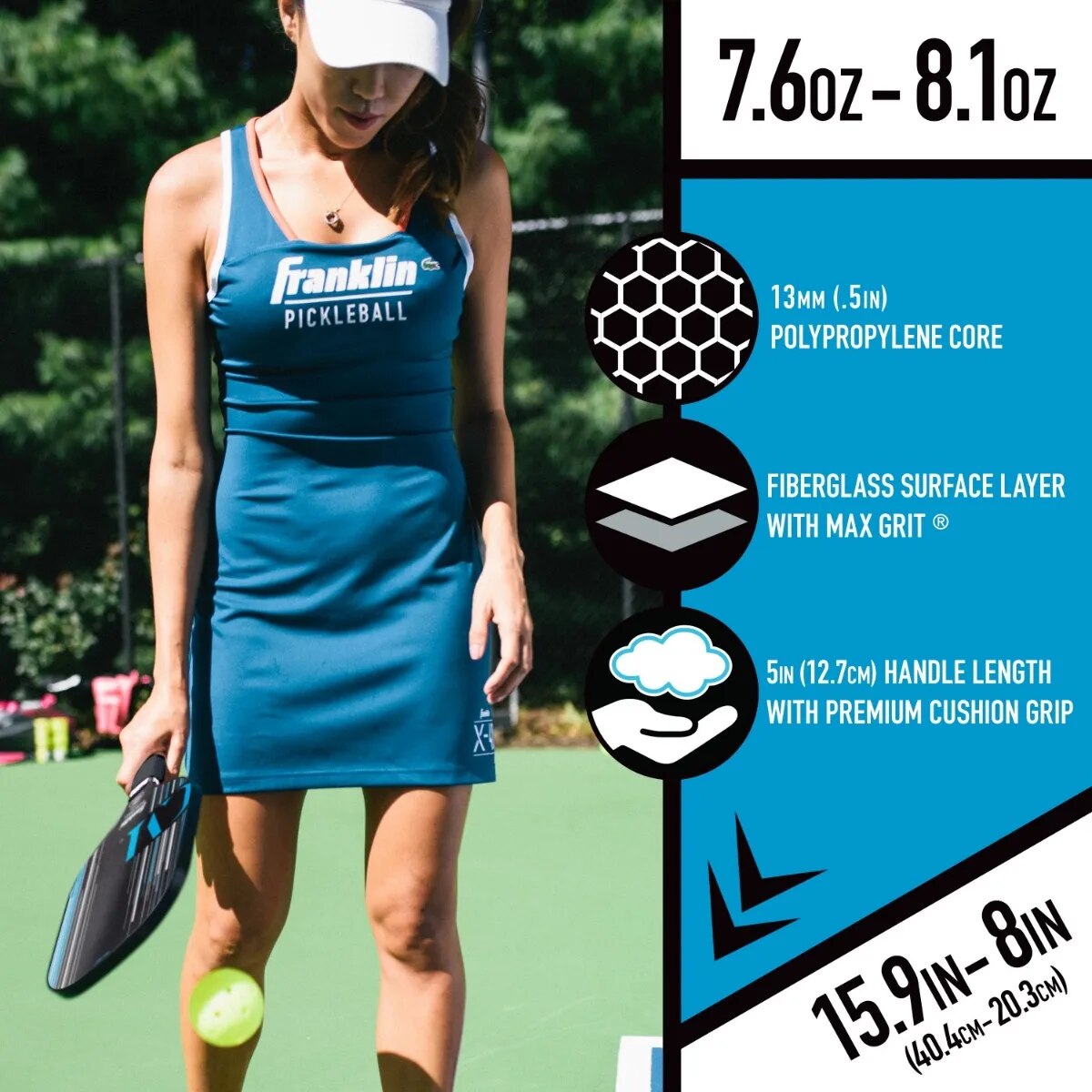 Franklin Christine McGrath Pickleball Paddle-PaddleBall Sports Co