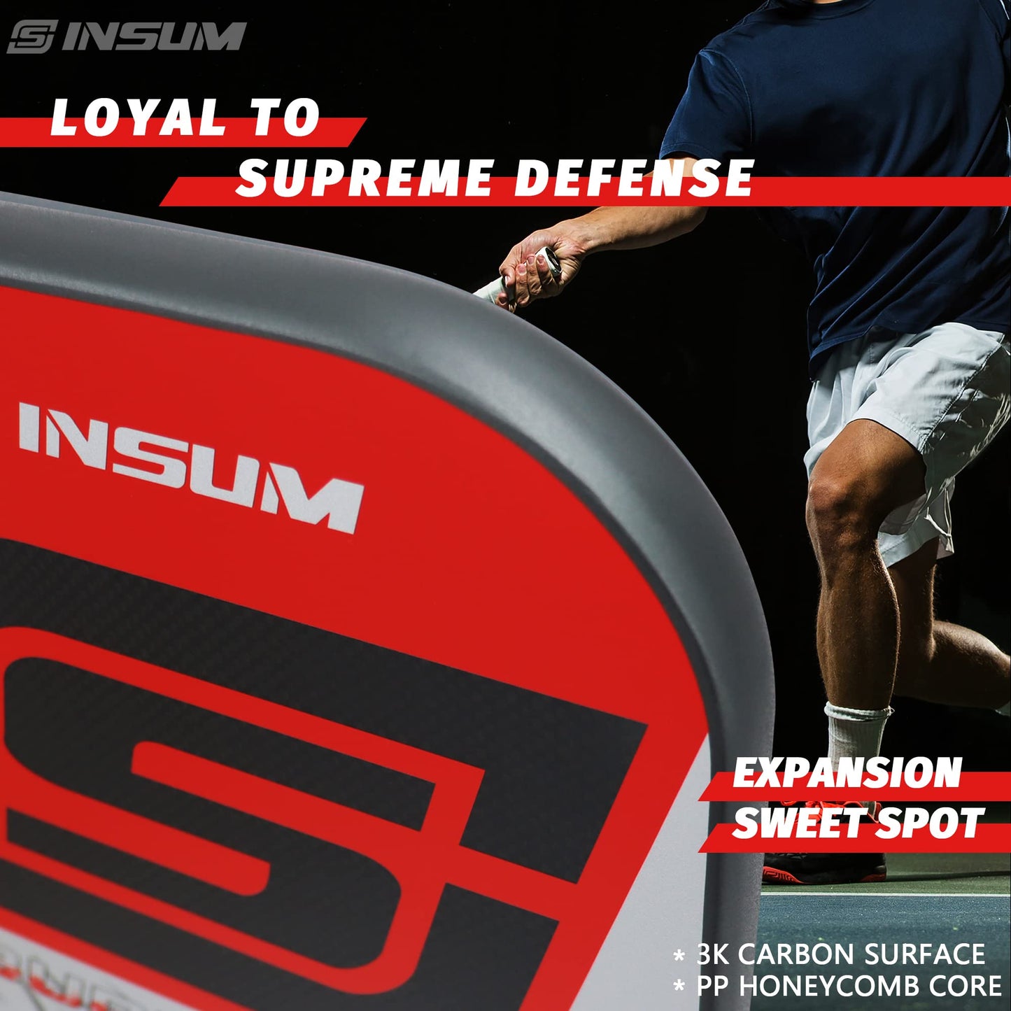 Insum Burned Pickleball Paddle-PaddleBall Sports Co