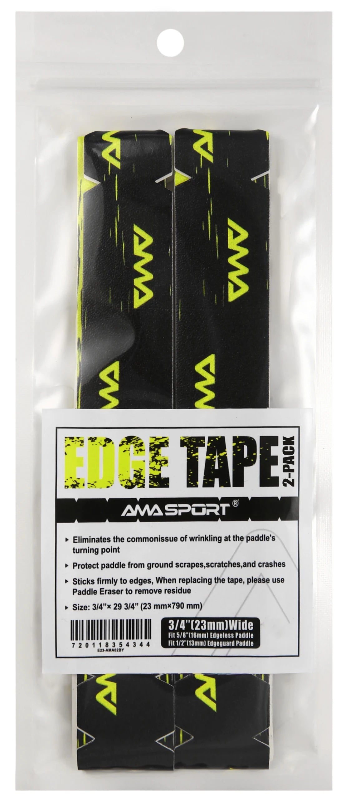 AMA Sport Pickleball Paddle Edge Tape with designs-PaddleBall Sports Co