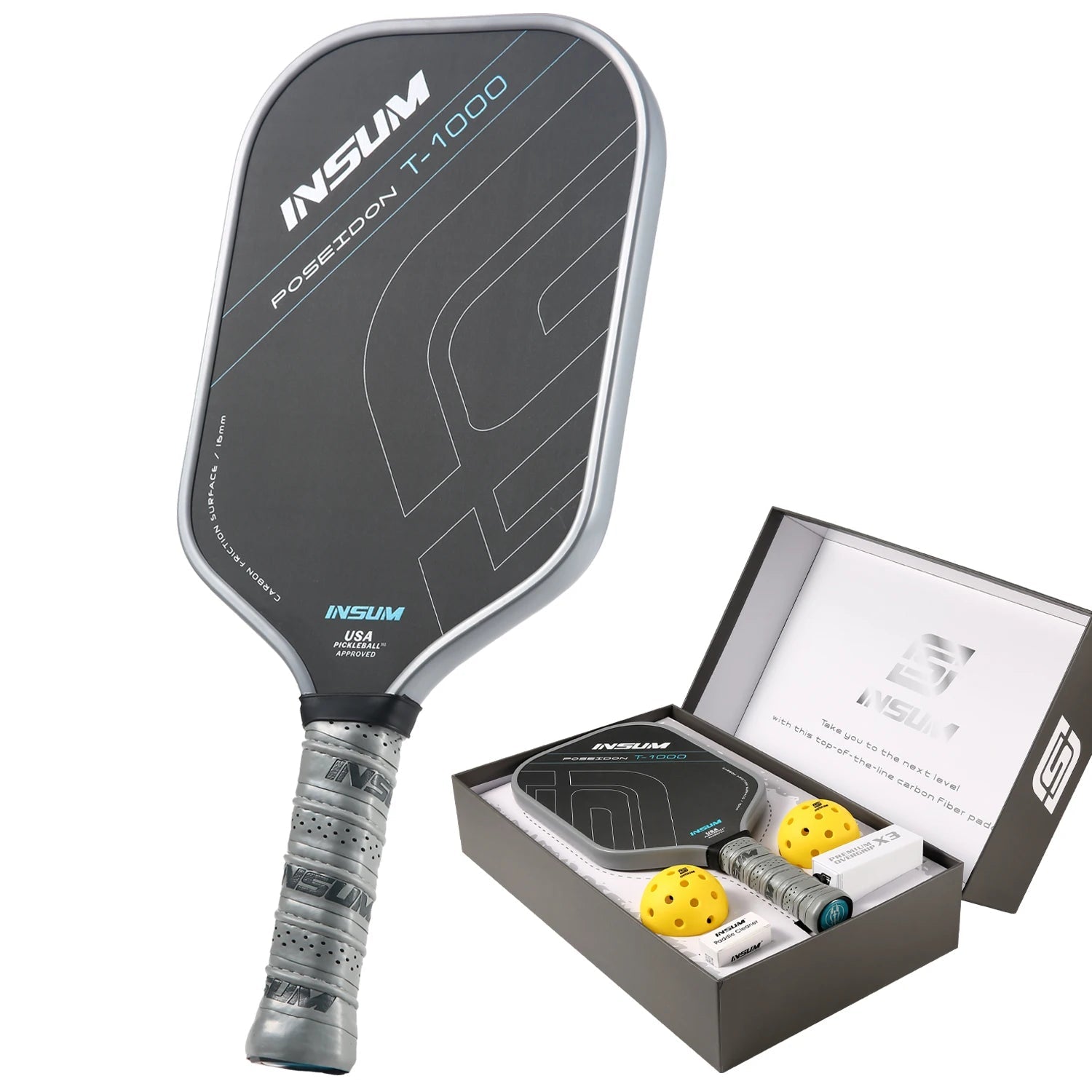 INSUM Poseidon T1000 Pickleball Paddle-PaddleBall Sports Co