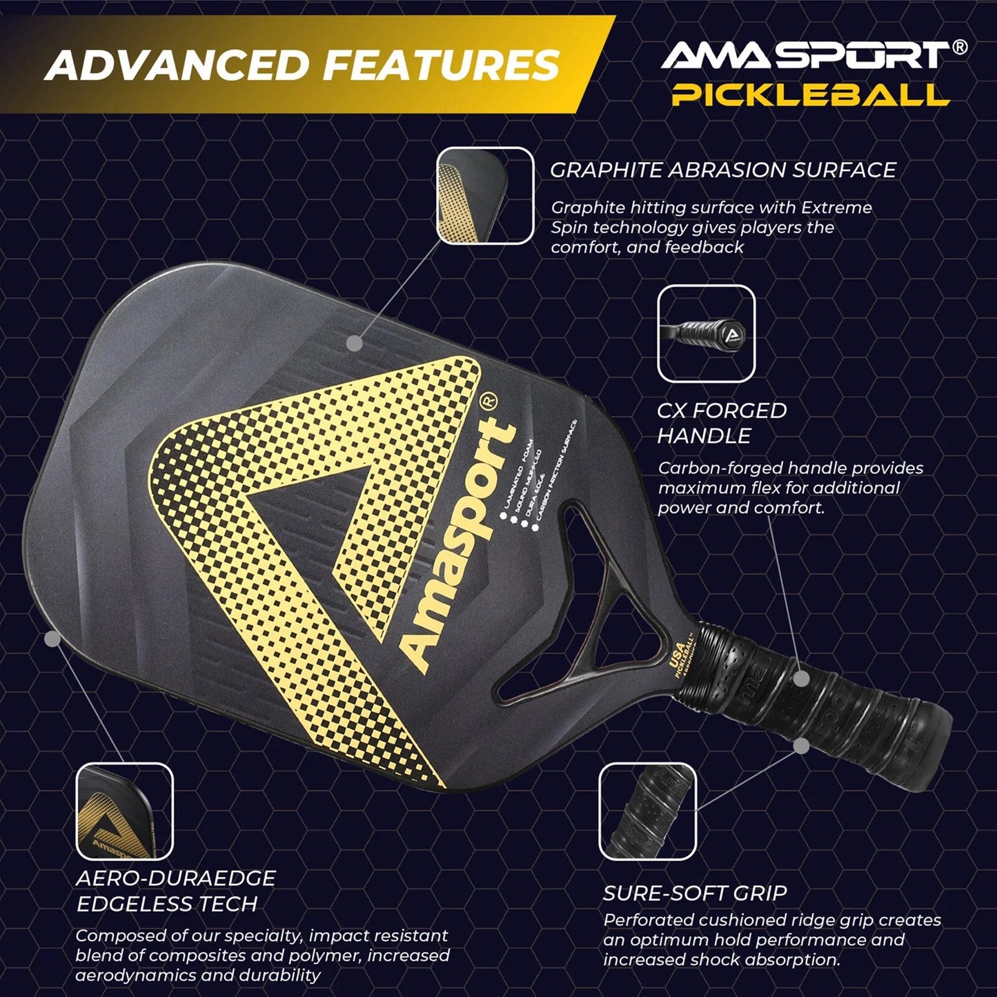 AMA Sport Matrix Explore 002 Paddle-PaddleBall Sports Co