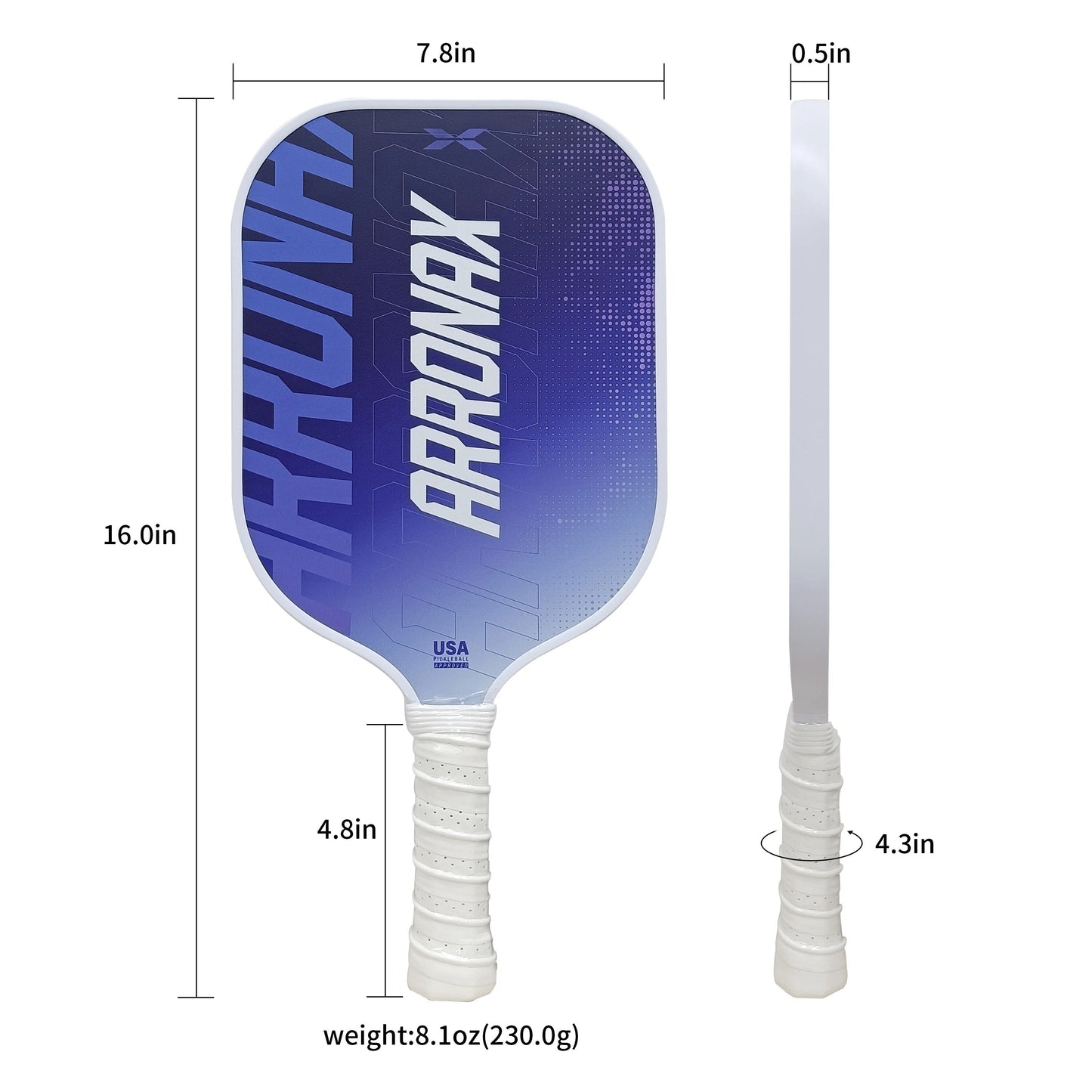 Arronax Purple Strike Paddle-PaddleBall Sports Co