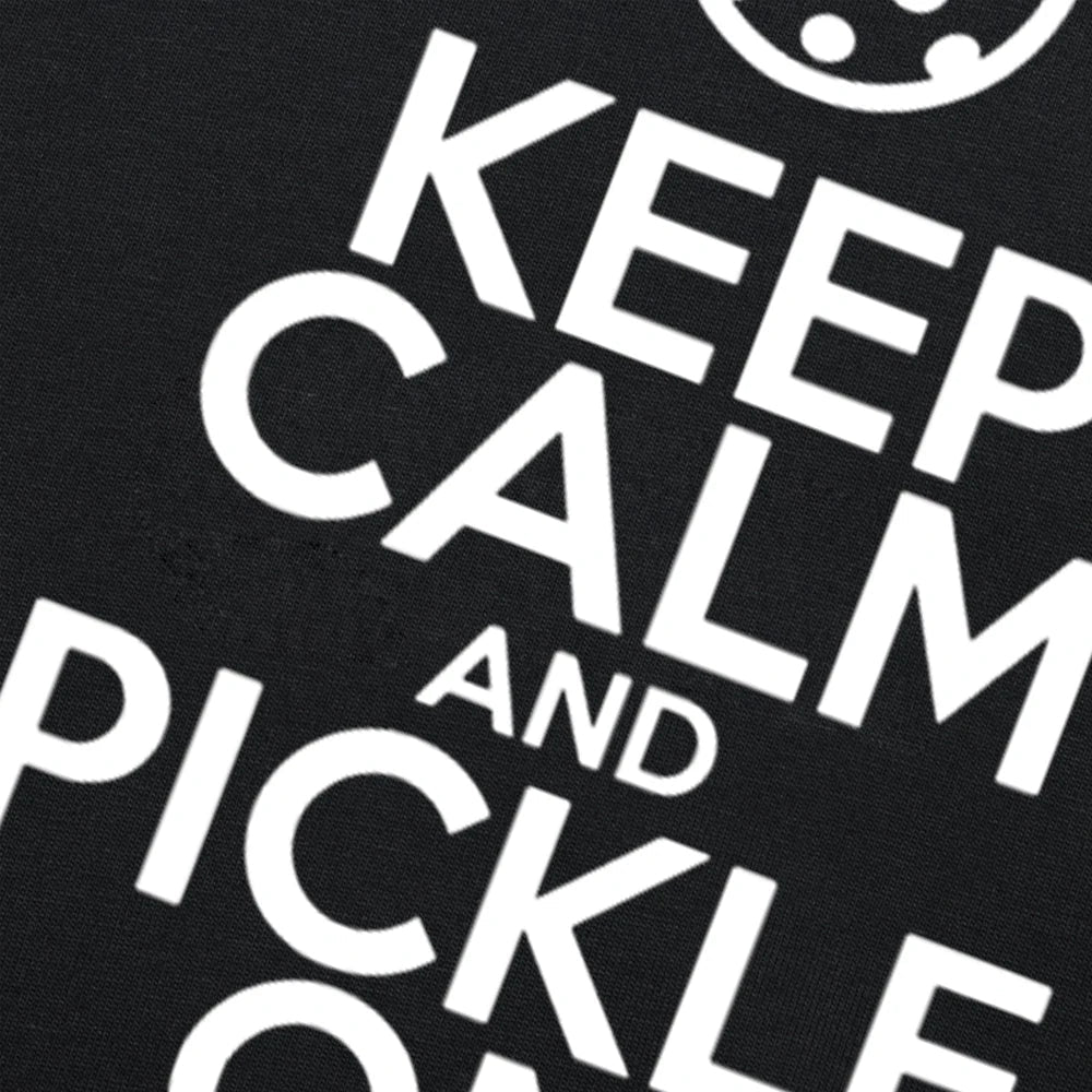 Keep Calm and Pickle On Pickleball T Shirts-PaddleBall Sports Co