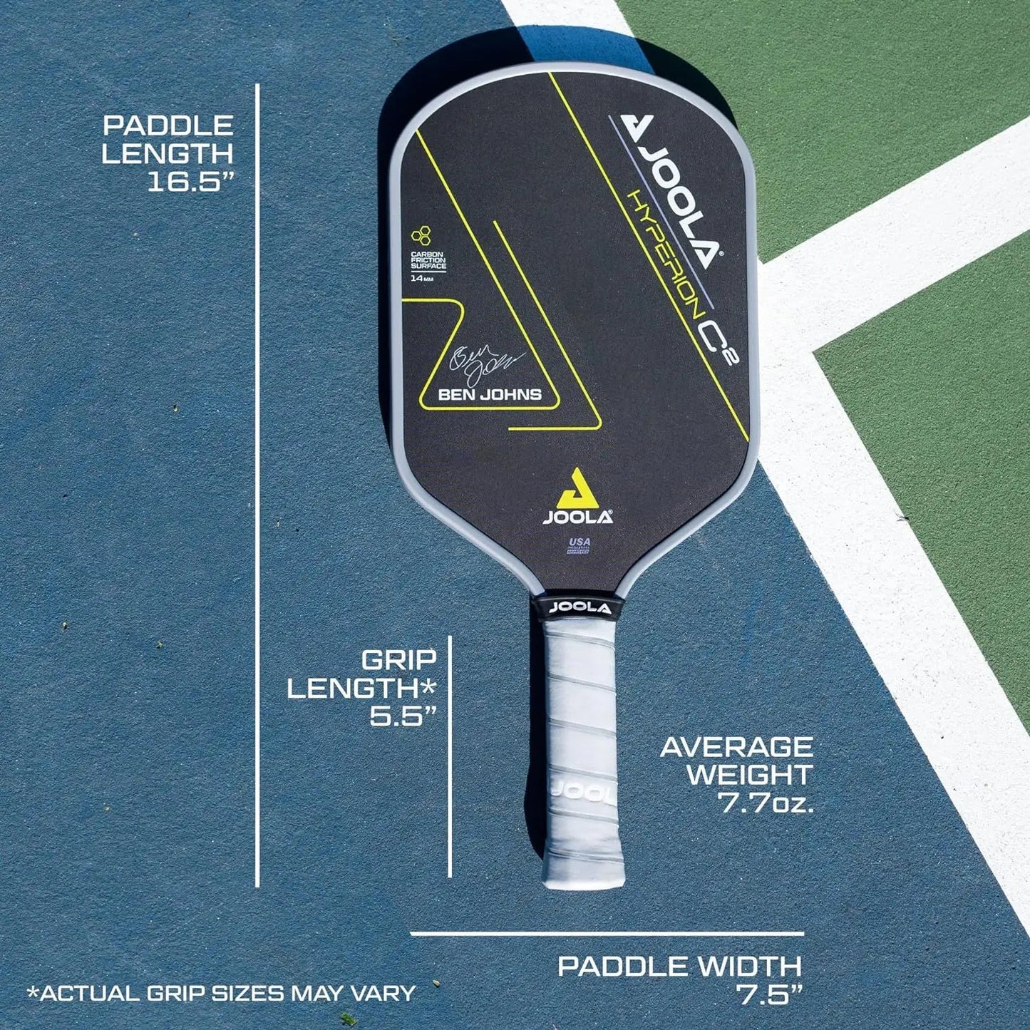 Ben Johns Hyperion C2 Pickleball Paddle-PaddleBall Sports Co