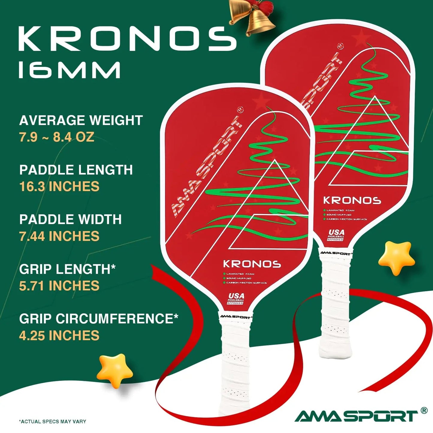 AMASPORT Kronos Pickleball Paddle-PaddleBall Sports Co