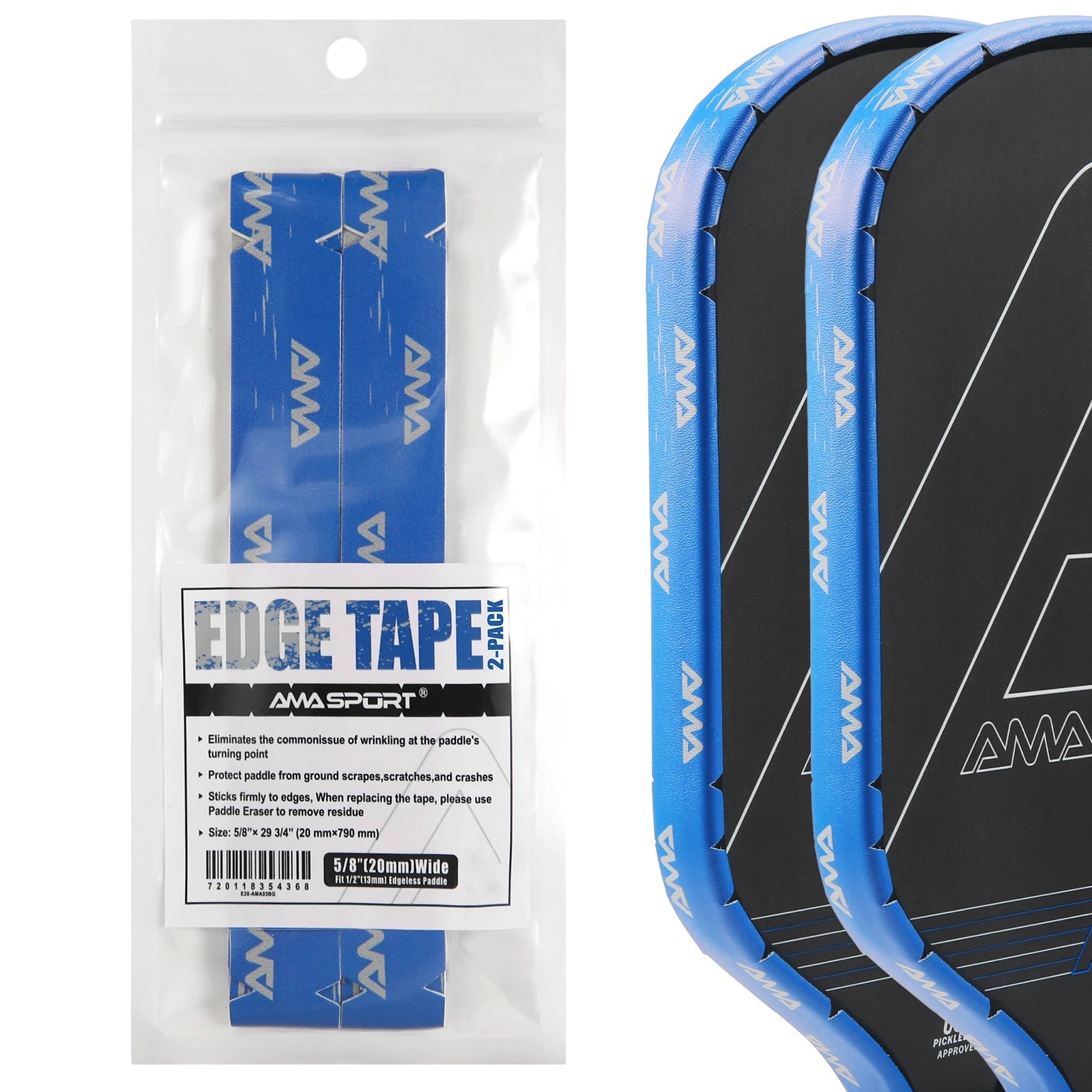 AMA Sport Pickleball Paddle Edge Tape with designs-PaddleBall Sports Co