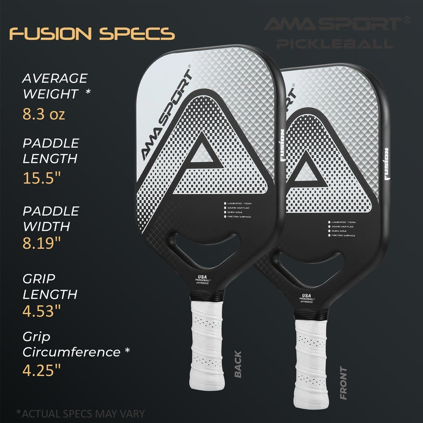 AMA Sport Fusion Series Pickleball Paddle-PaddleBall Sports Co