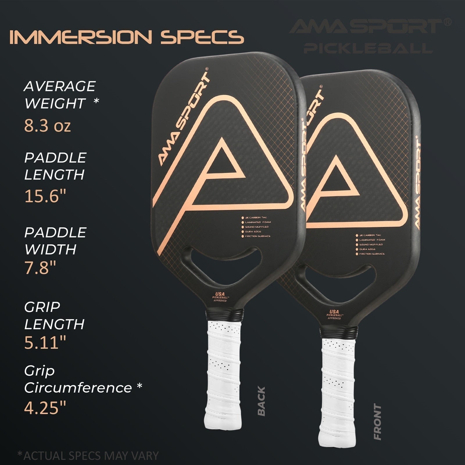 AMA Sport Immersion series Pickleball Paddle-PaddleBall Sports Co