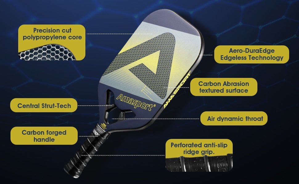 AMA Sport Matrix Explore 003 - 13mm Pickleball Paddle-PaddleBall Sports Co