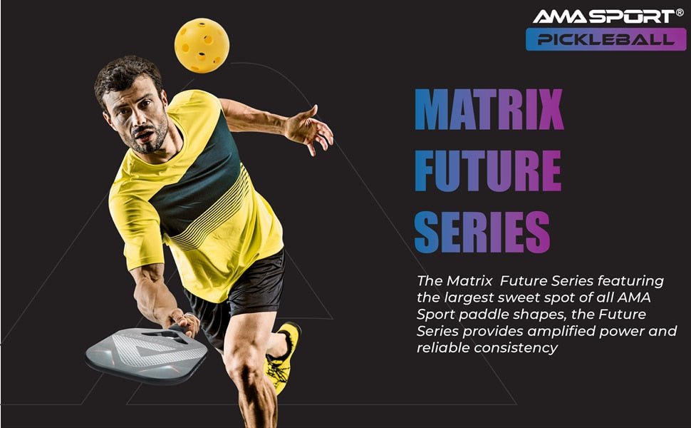 AMA Sport Matrix Future 003 - 13MM Pickleball Paddle-PaddleBall Sports Co